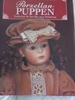 Album,antik porcelánbabákról,20 db kiadás