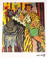 Henri Matisse litográfia - számozott, hitelesített példány