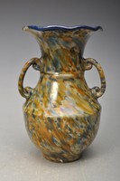 Ritka art deco kerámia váza 19,5 cm Mezőtúr