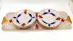Csehszlovák porcelán szendvicses készlet