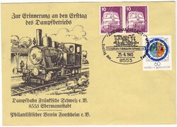 Németország emlékboríték, első napi bélyegzéssel 1983