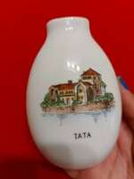 Aquincumi porcelán kis váza-TATA