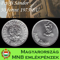 Petőfi ezüst 50 forint 1973