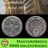 Felszabadulás ezüst 100 forint 1970