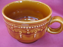 Barokkos GRÁNIT méz barna csésze