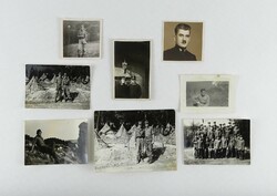 1J021 antique photography soldier photo 8 pieces