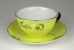 1I983 Régi H&C Chodau cseh porcelán kávéscsésze Ada-Káléh muszlim jelzésekkel