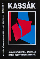 Kassák Lajos kiállítási plakát