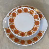 Epiag porcelain cake plate set