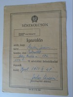 Ka345.6 Peace loan certificate 1950 Budapest