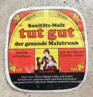 Tut Gut Sanitats-Malz régi sörös üveg címke