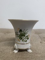 Hollóházi Talpas Porcelán Váza A16
