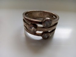 Ezüst koktélgyűrű