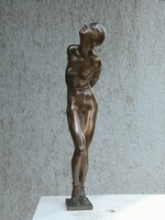 Jenő Kerényi bronze female nude