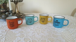 Ritzenhoff & breker home colored ceramic mug 4 pcs.