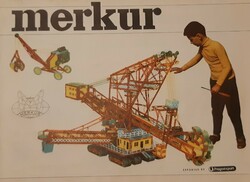 Merkur fém építőjáték szerelő füzet x