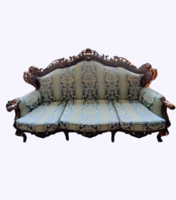 Baroque sofa with thonet inlay