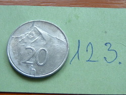Slovakia 20 haleru 1997 alu. 123.