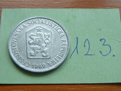 CSEHSZLOVÁKIA 10 HALERU 1969  Kremnica Mint,  ALU.123.