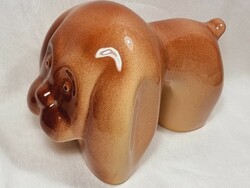 Tekt ussr Soviet ceramic dog figurine, 1960s-70s.