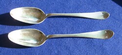 Antique silver spoons, Vienna, 1807 (!), 13 Lat, for sale in pairs. Real rarities! Their age is 215 years.