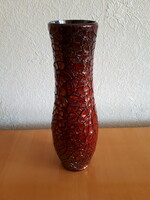Zsolnay ökörvérmázas váza 27cm, 35000 Ft