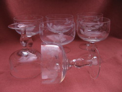 Polished very nice goblet, glass set