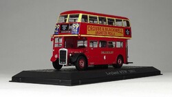 1J212 leyland rtw 1957 bus model in gift box