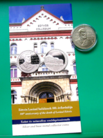 2019 - 100th Anniversary of the Death of Eötvös Loránd - HUF 2,000 bu non-ferrous metal coin + mnb description
