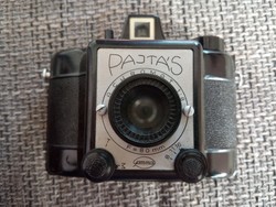 Pajtás fényképezőgép eredeti, bőr tokjában