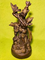 Termetes, szép kidolgozású, nagyon dekoratív Siva szobor.