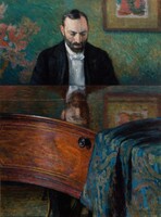 Pankiewicz - at the piano - canvas reprint