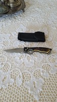 USA Superknife agancsnyelű rugós zsebkés