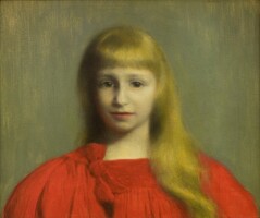 Pankiewicz - blonde girl - canvas reprint