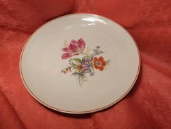 Virágmintás porcelán tányér