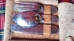 Gerlach stainless poland vintage travel cutlery set for Lalitosz78, in its own leather case! Rare