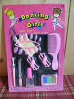 Old retro dancing girls cosmetics package rarity from the 1980s in its original, unopened box