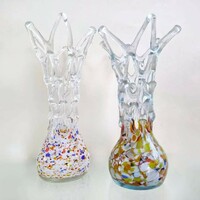 Pair of glass vases (2pcs)