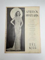 Old newspaper 1935 winter is the fashion magazine of the new times
