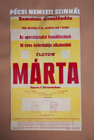 Pécsi Nemzeti Színház plakát 1969