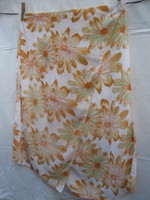 O 'lico sintered rayon floral scarf with gold dots