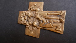 Small copper crucifix