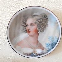 Polish wawel porcelain decorative plate, wall plate (Johann ender: natalia potocka)