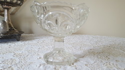 Crystal ice cream cup decorated with anjou lily