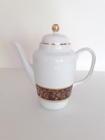 Old mz porcelain teapot with gilded tea spout