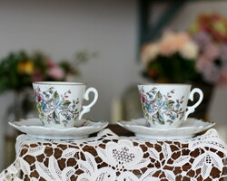 Antique, Art Nouveau porcelain coffee, mocha sets