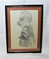 Bíró Antal - Férfiportré - 1947 , Bécs