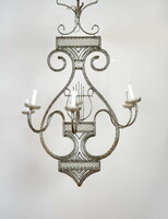 Lira (chandelier) shaped Murano glass chandelier