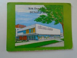 D190598   Kártyanaptár  Kék Duna Áruház  Dunaújváros  1983
