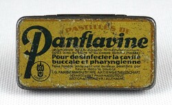 1J272 antique medicine box with panflavine tin box